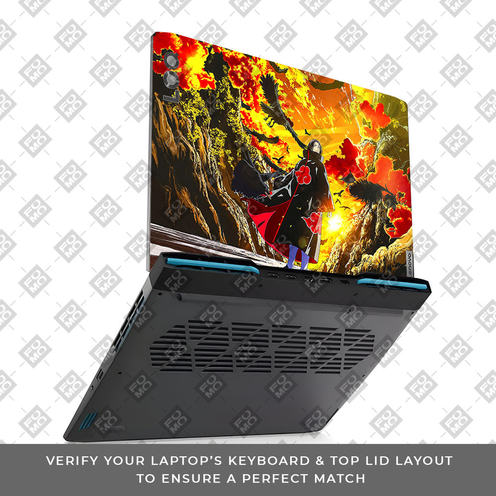 Itachi with Flock of Crows Lenovo LOQ 2023 15IRH8, 15APH8 Laptop Skin