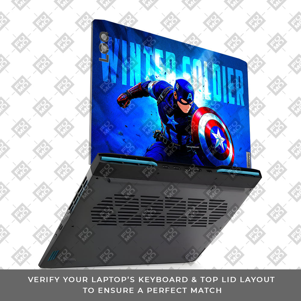 Shield of Justice Captain America Lenovo LOQ 2023 15IRH8, 15APH8 Laptop Skin
