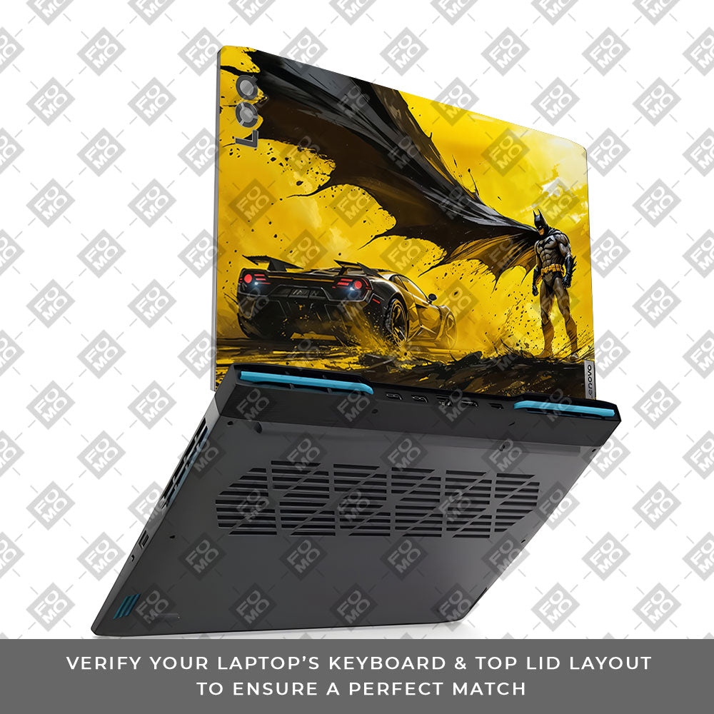 Dark Knight Velocity Lenovo LOQ 2023 15IRH8, 15APH8 Laptop Skin
