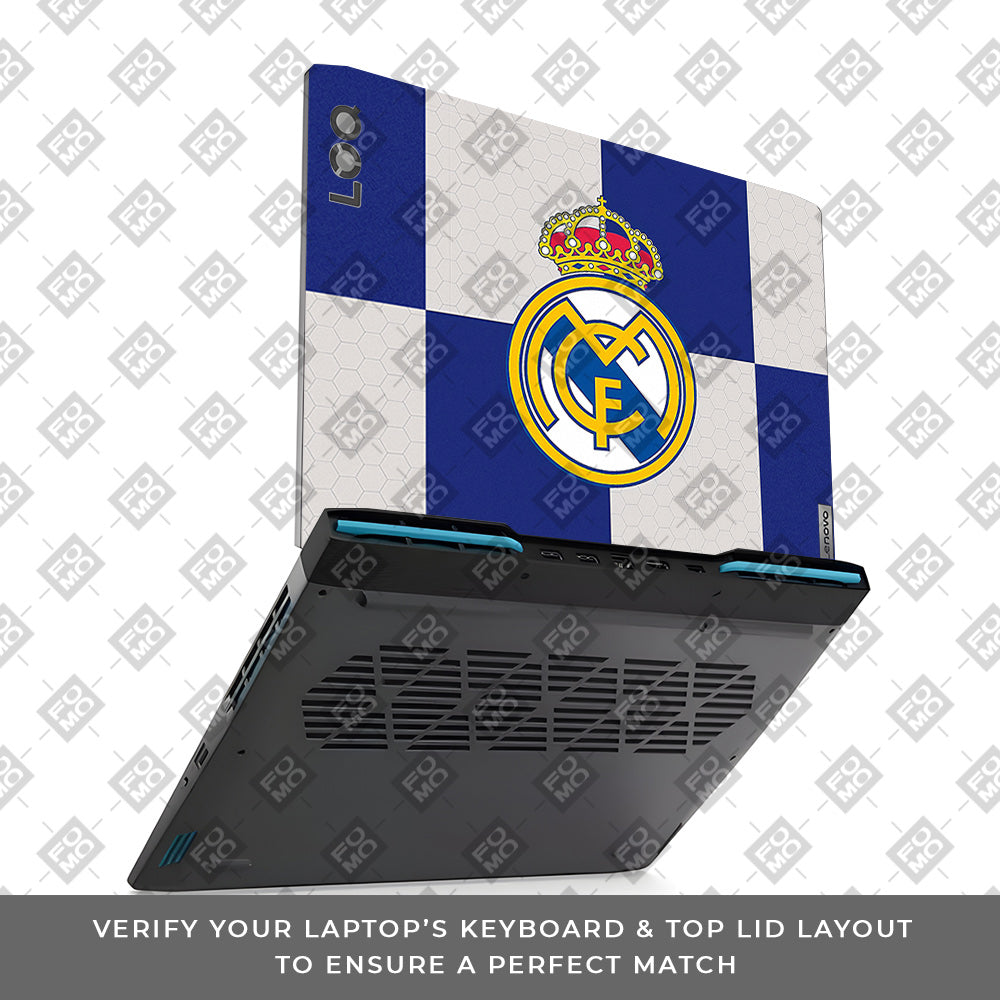 Royal Reign Real Madrid Glory Lenovo LOQ 2023 15IRH8, 15APH8  Laptop Skin