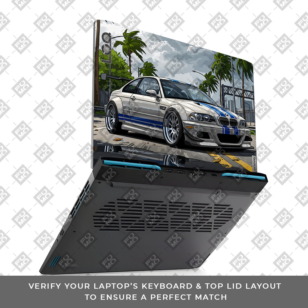 Street Icon BMW E46 Drift Legend Lenovo LOQ 2023 15IRH8, 15APH8  Laptop Skin