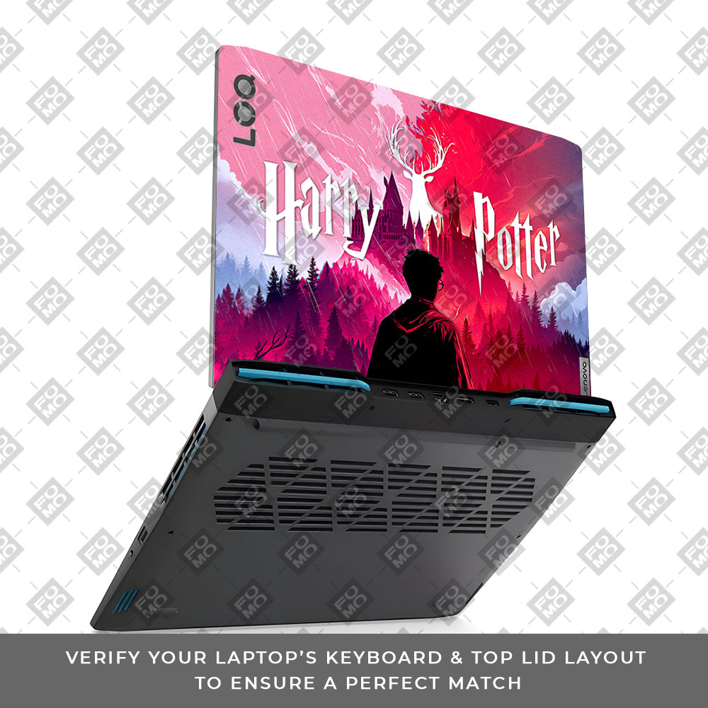 Harry Potter Magical Hogwarts Lenovo LOQ 2023 15IRH8, 15APH8 Laptop Skin