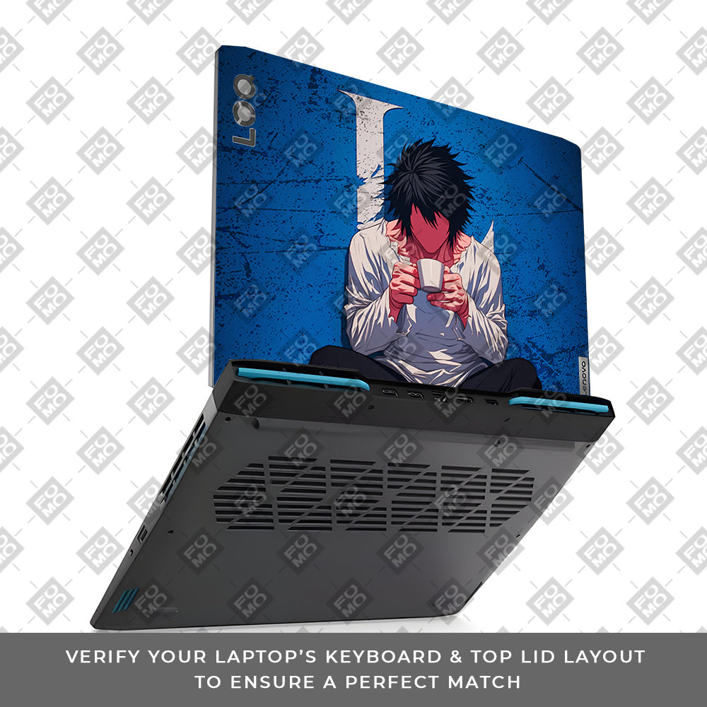 Death Note L Lawliet Lenovo LOQ 2023 15IRH8, 15APH8 Laptop Skin