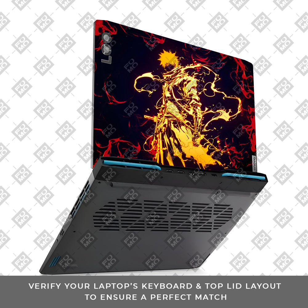 Bleach Ichigo Bankai Form Lenovo LOQ 2023 15IRH8, 15APH8 Laptop Skin
