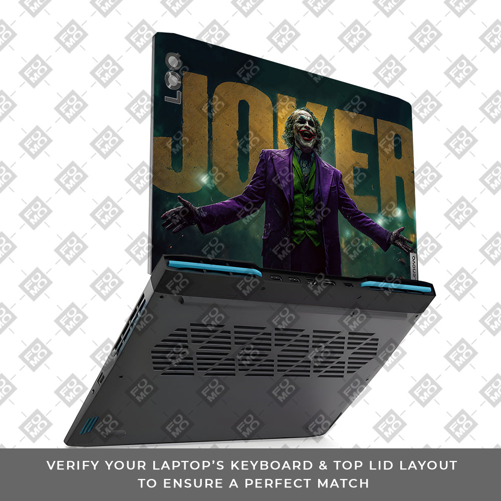 The Joker Chaos Lenovo LOQ 2023 15IRH8, 15APH8 Laptop Skin