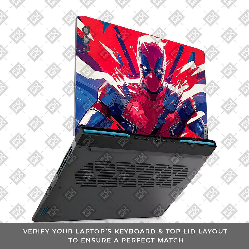Deadpool Power Burst Lenovo LOQ 2023 15IRH8, 15APH8 Laptop Skin