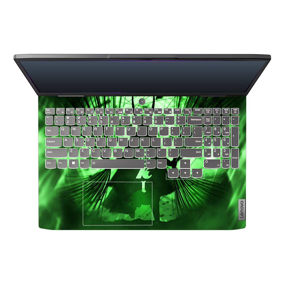 Loki's Green Aura Lenovo LOQ 2023 15IRH8, 15APH8 Laptop Skin