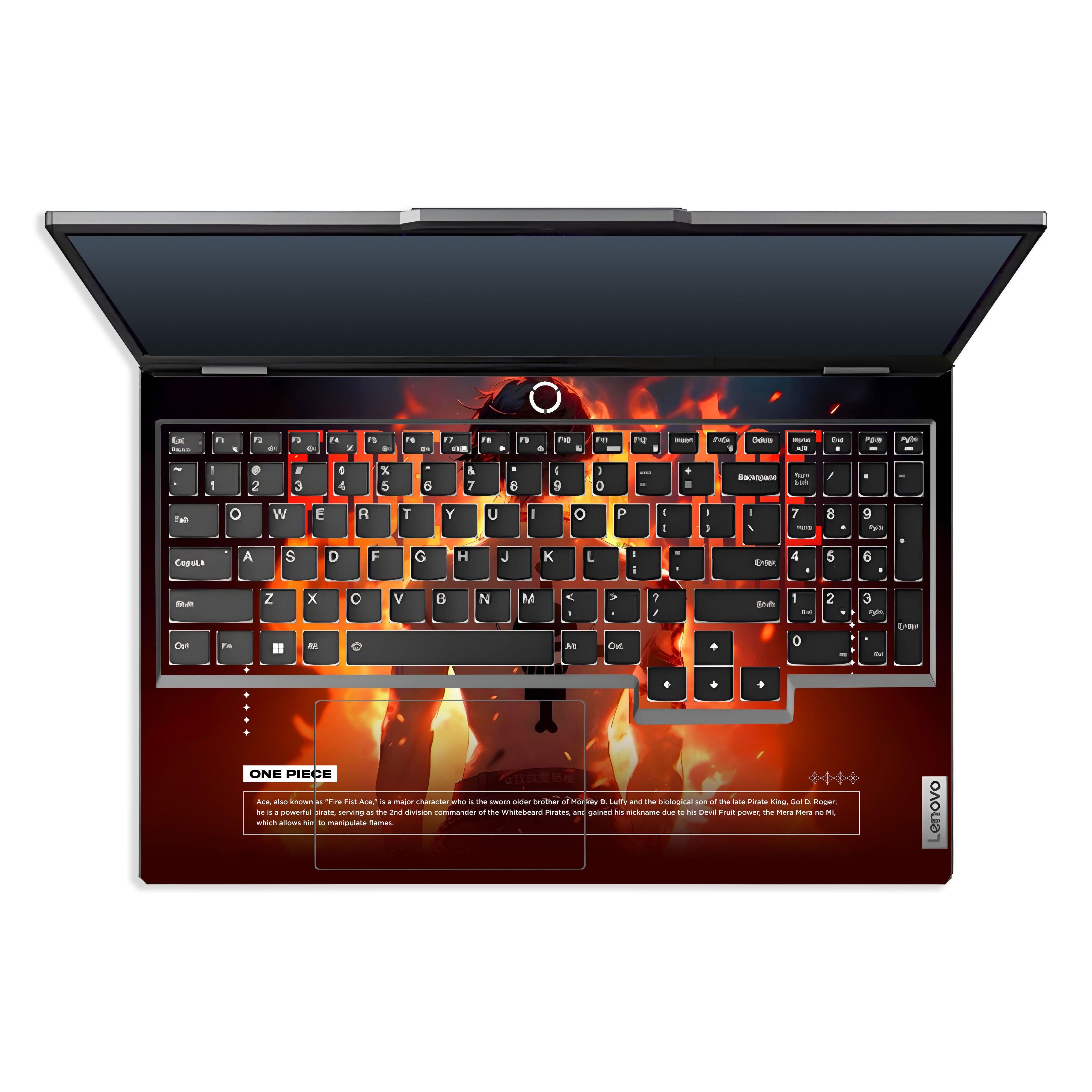 Fire Fist Ace Lenovo LOQ 2024, 2025 Laptop Skin