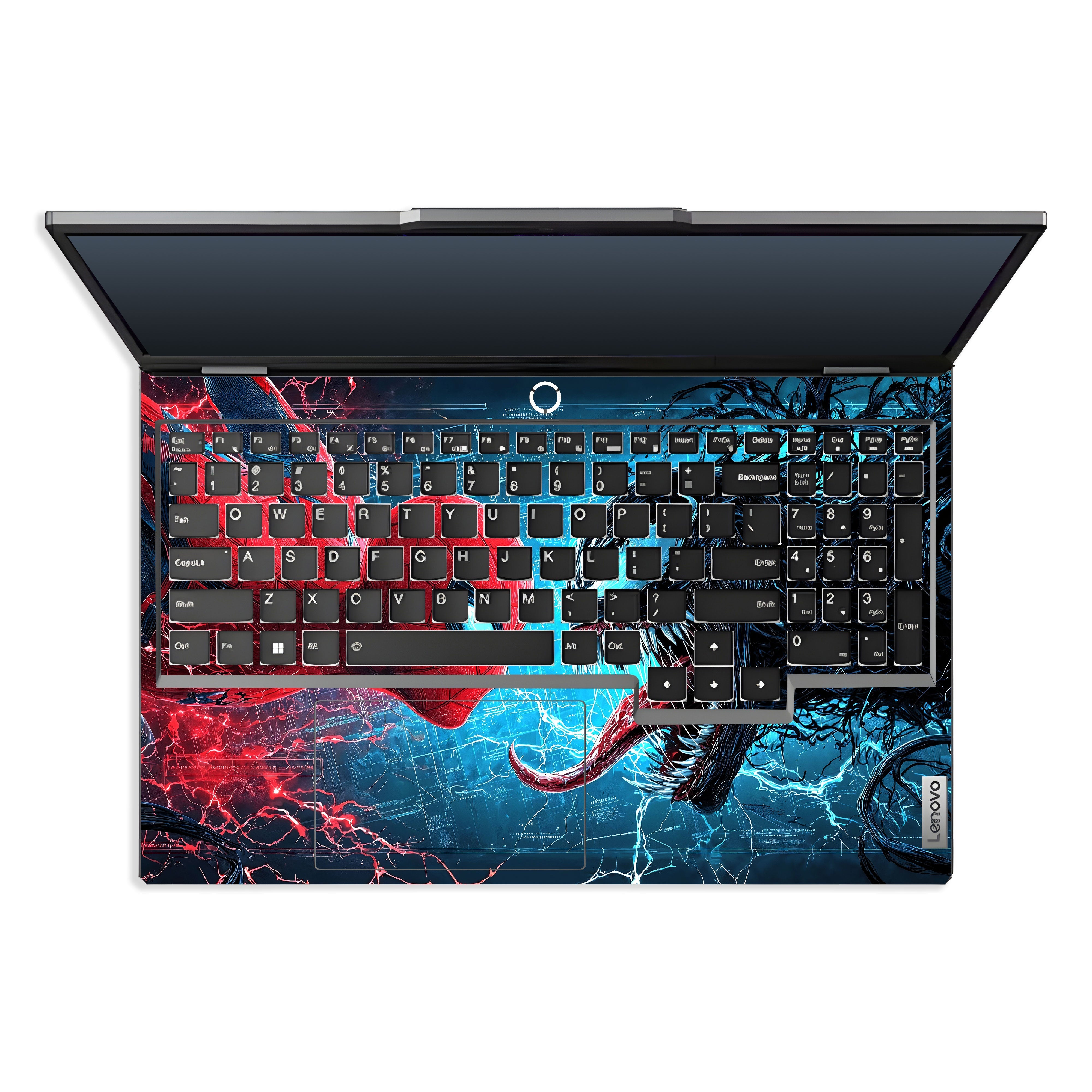 Spiderman vs Venom Showdown Lenovo LOQ 2024, 2025 3D Laptop Skin