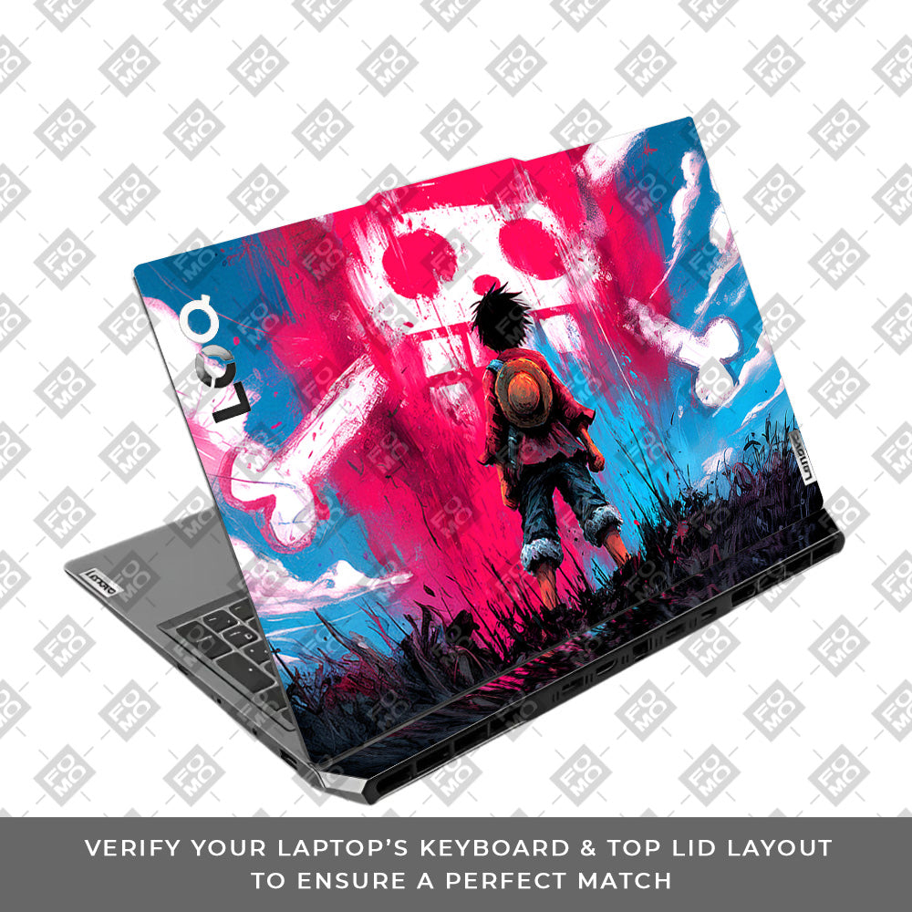 Straw Hat Graffiti One Piece Lenovo LOQ 2024, 2025 Laptop Skin