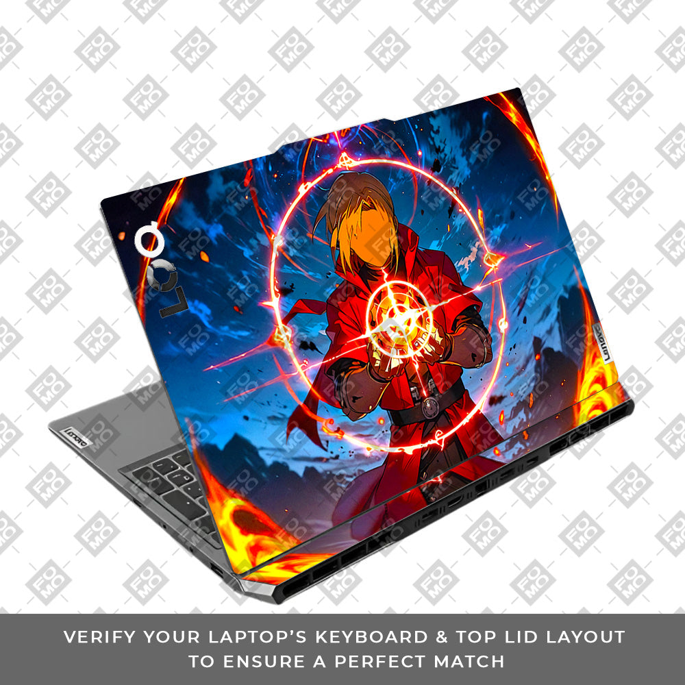 Edward Elric Fullmetal Alchemist Lenovo LOQ 2024, 2025 Laptop Skin