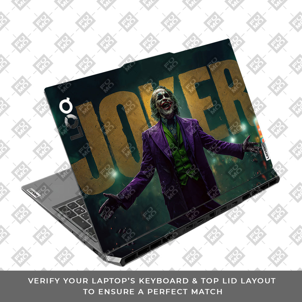 The Joker Chaos Lenovo LOQ 2024, 2025 Laptop Skin