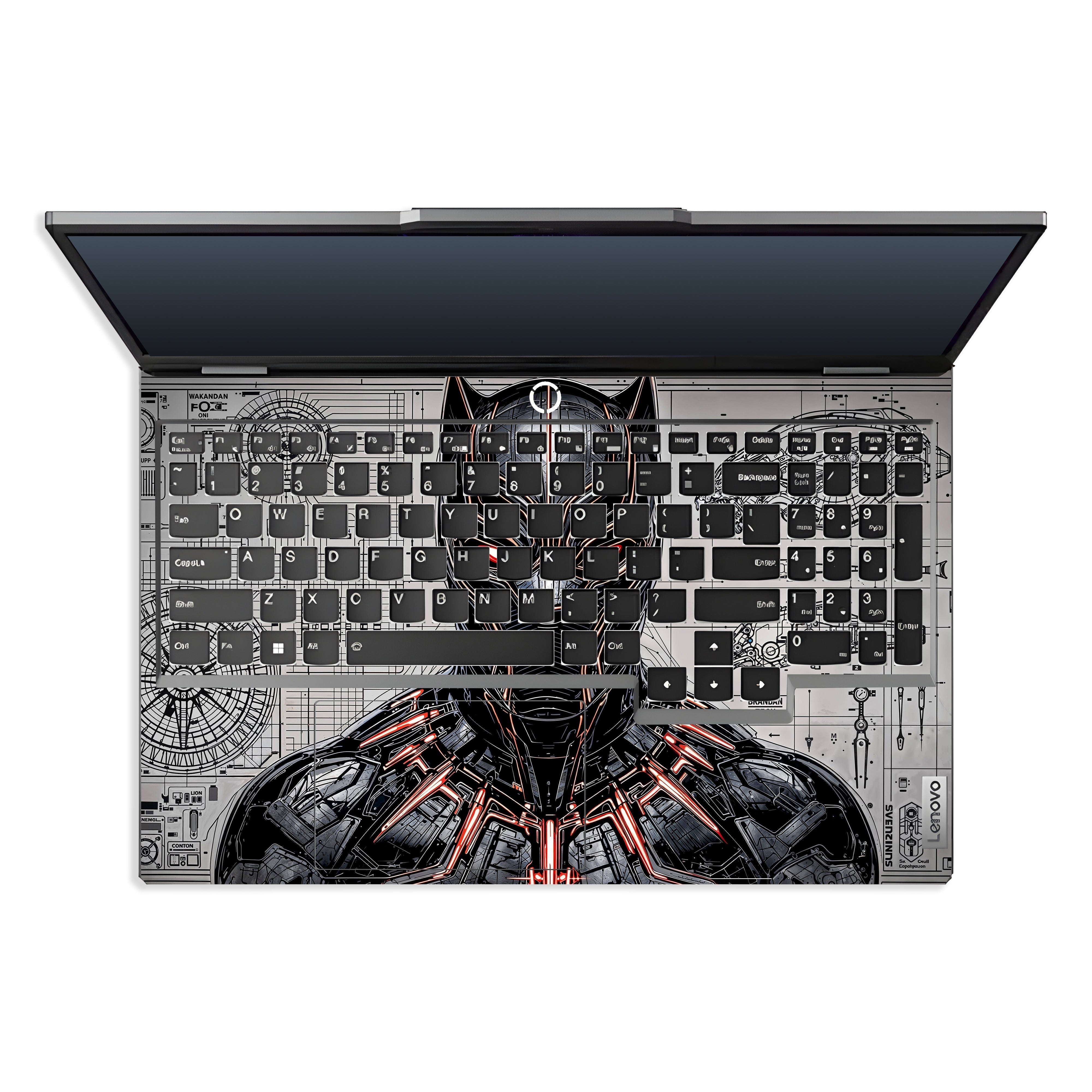 Black Panther Vibranium Tech Lenovo LOQ 2024, 2025 3D Laptop Skin