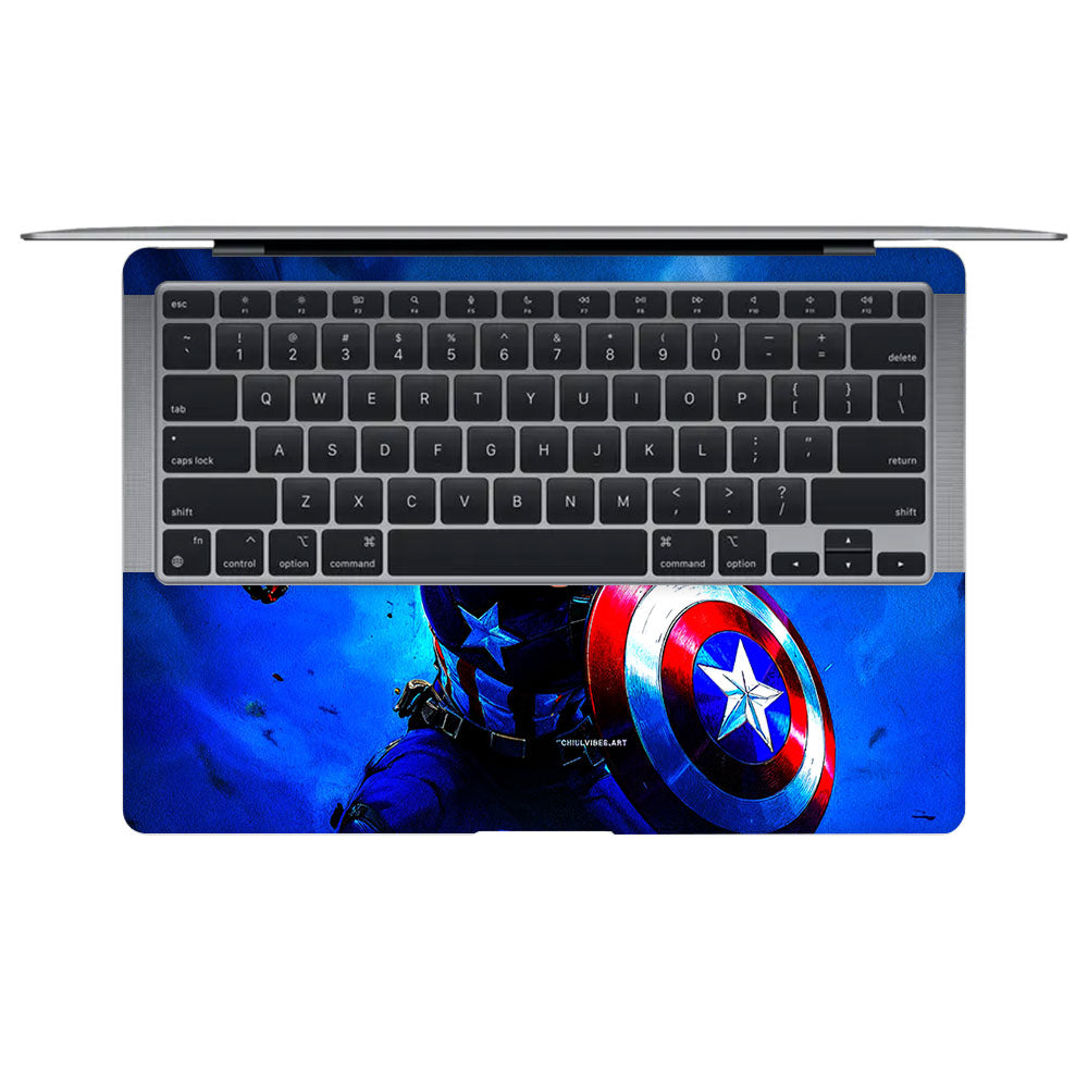 Shield of Justice Captain America MacBook Air 13 Intel 2020 Laptop Skin
