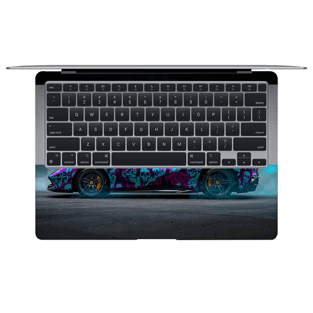 Psycho Drive Ferrari 488 MacBook Air 13 Intel 2020 Laptop Skin