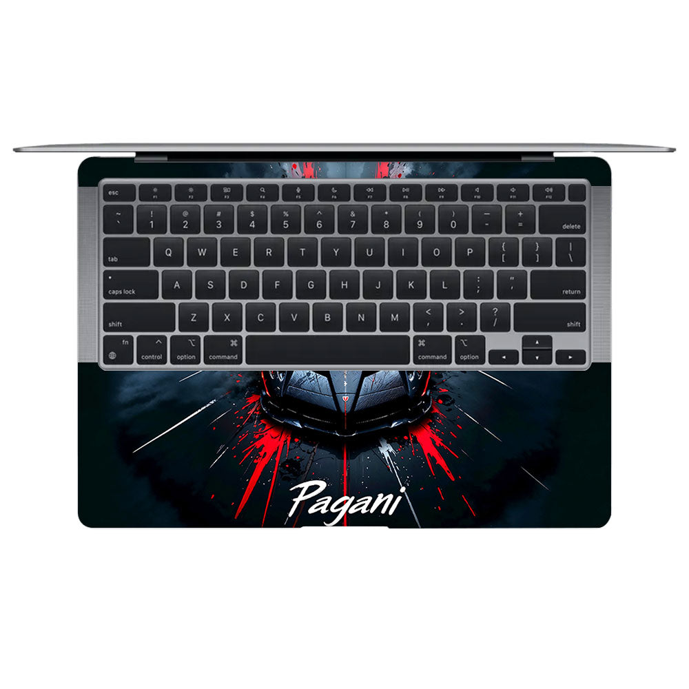 Pagani Midnight Impact MacBook Air 13 Intel 2020 Laptop Skin