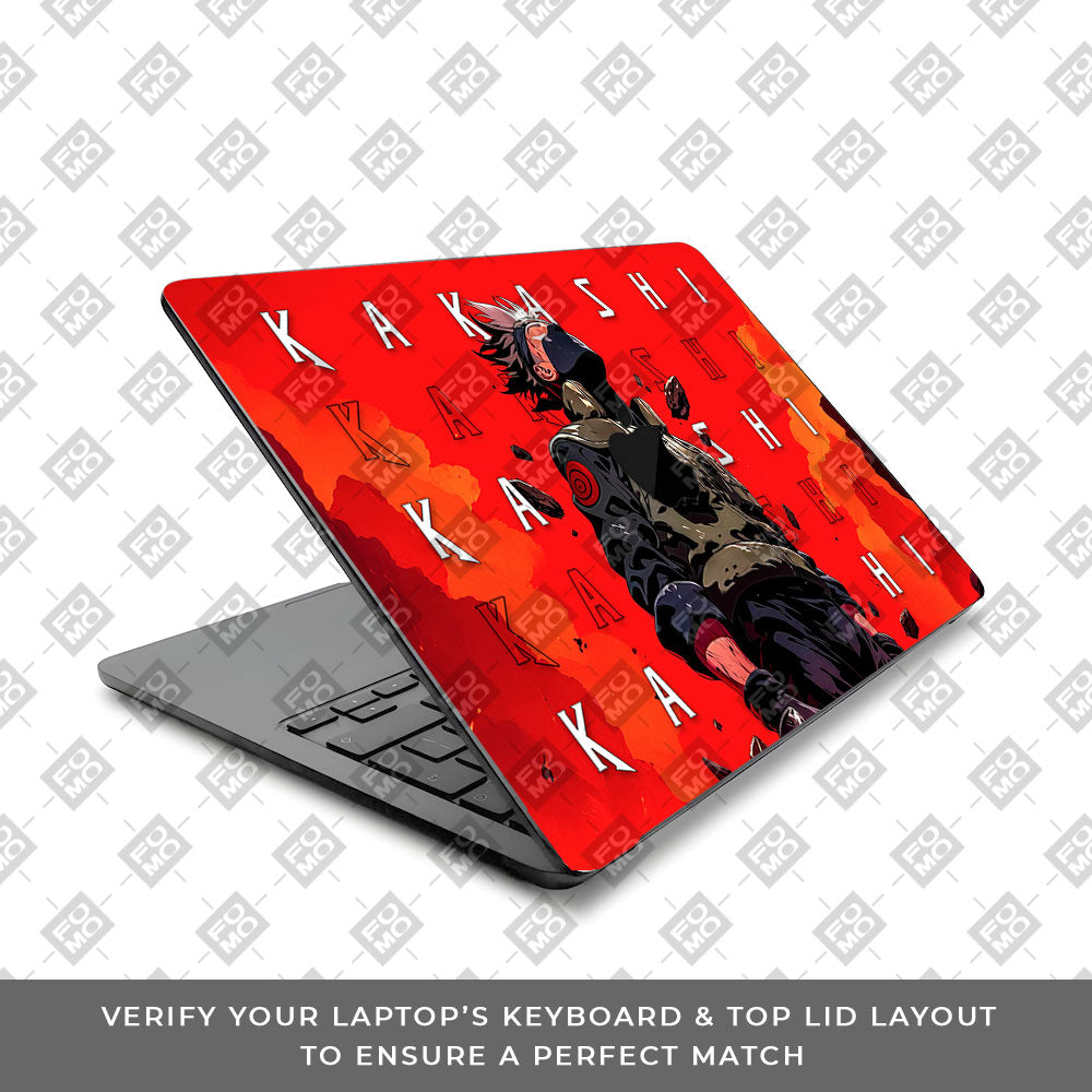 Kakashi Hatake Inferno MacBook Air 13 M2 2022 Laptop Skin