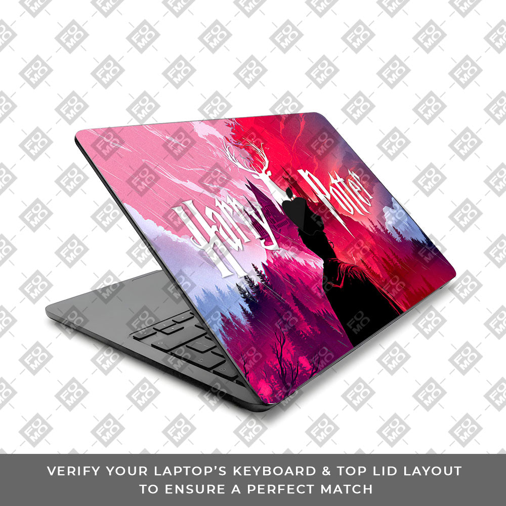 Harry Potter Magical Hogwarts MacBook Air 13 M2 2022 Laptop Skin