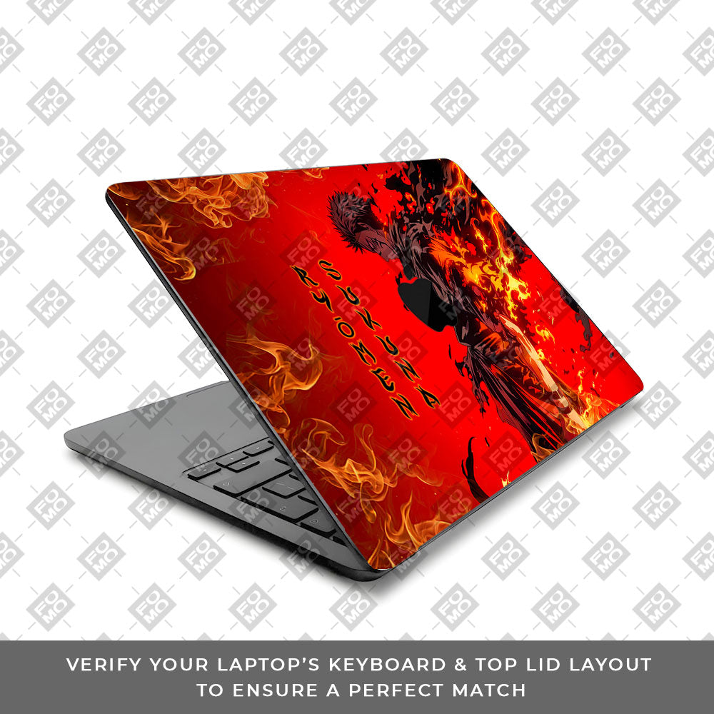 Ryomen Sukuna Lord of Curses MacBook Air 15 M3 2024 Laptop Skin
