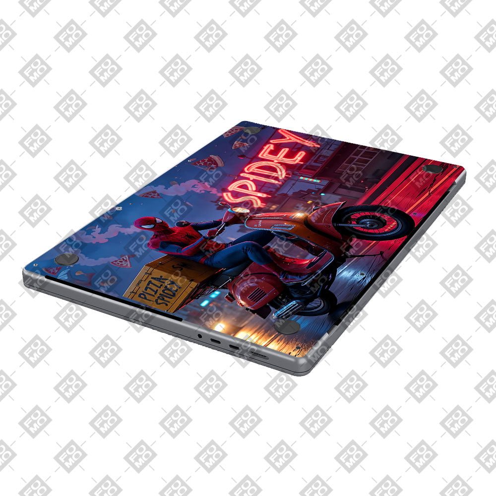 Pizza Spidey MacBook Air 13 M3 2024 Laptop Skin
