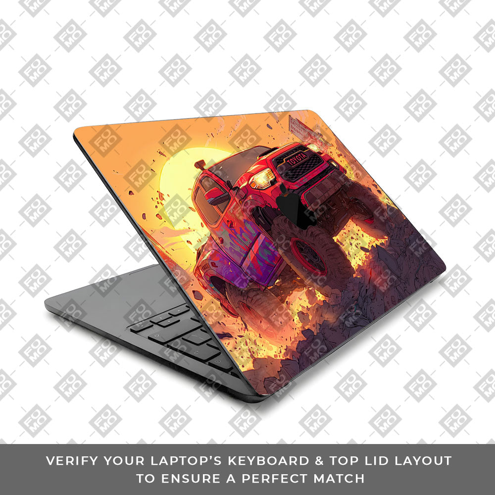 Toyota Off Road Beast MacBook Air 15 M3 2024 Laptop Skin