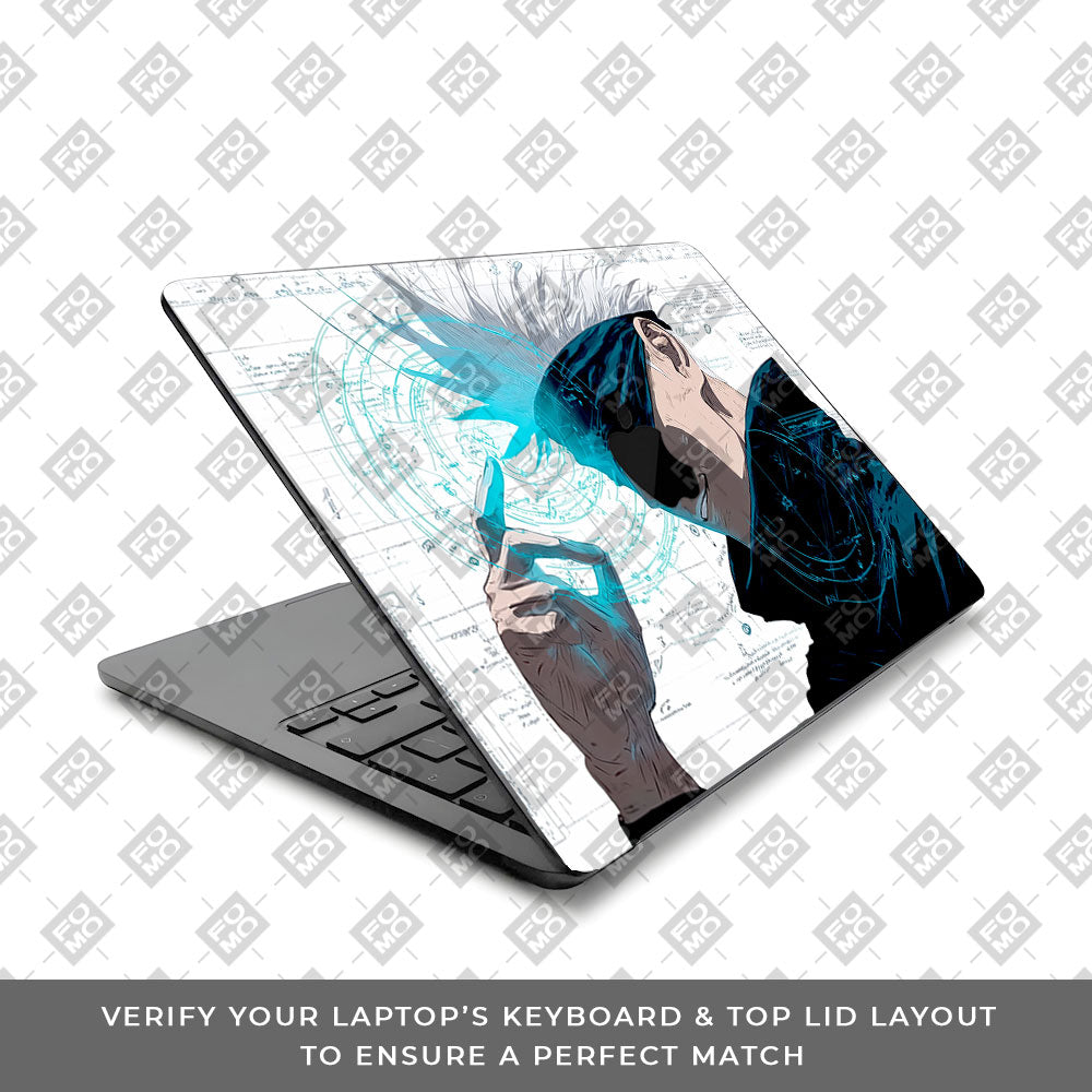 Gojo Satoru Power MacBook Air 13 M3 2024 Laptop Skin