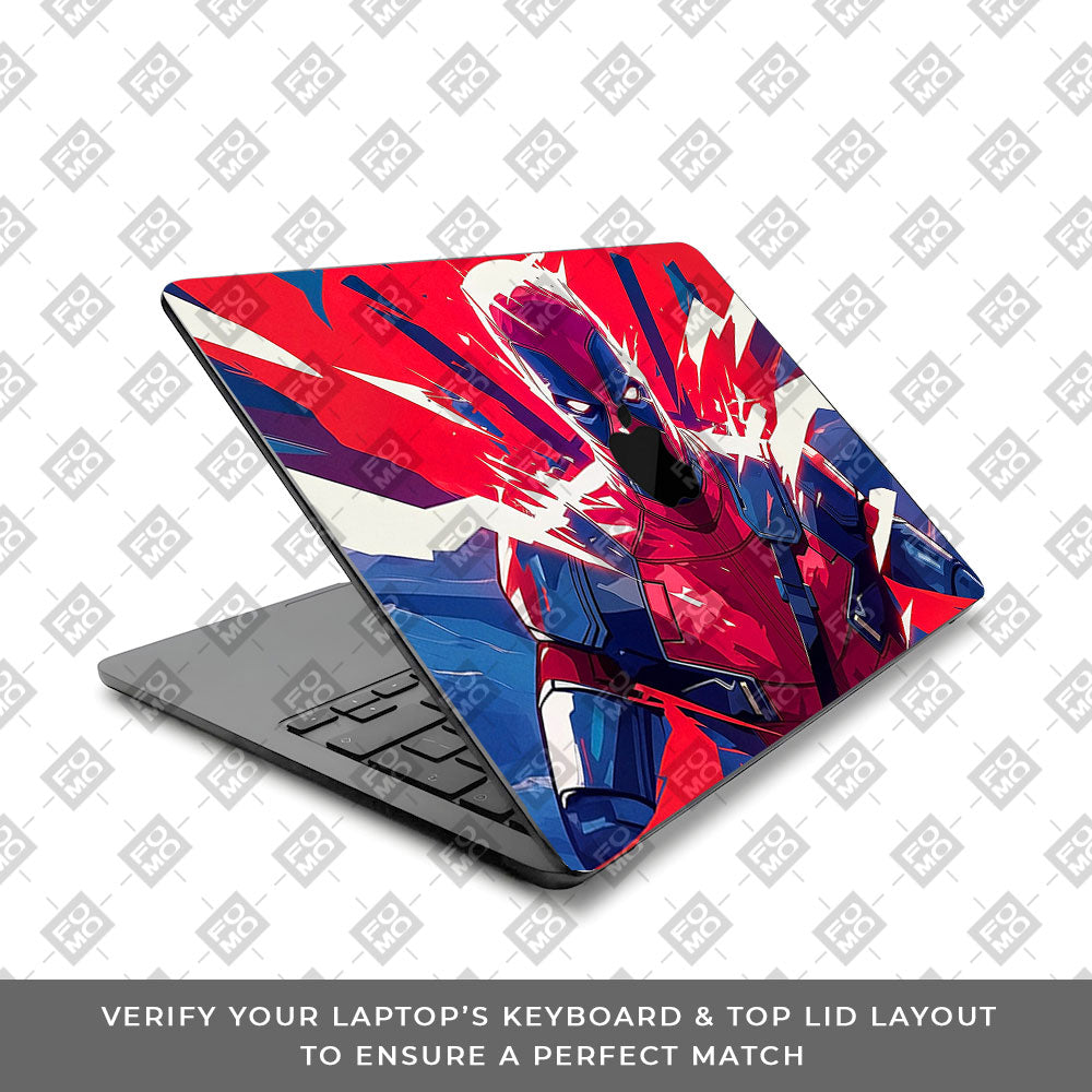 Deadpool Power Burst MacBook Air 13 M1 2020 Laptop Skin