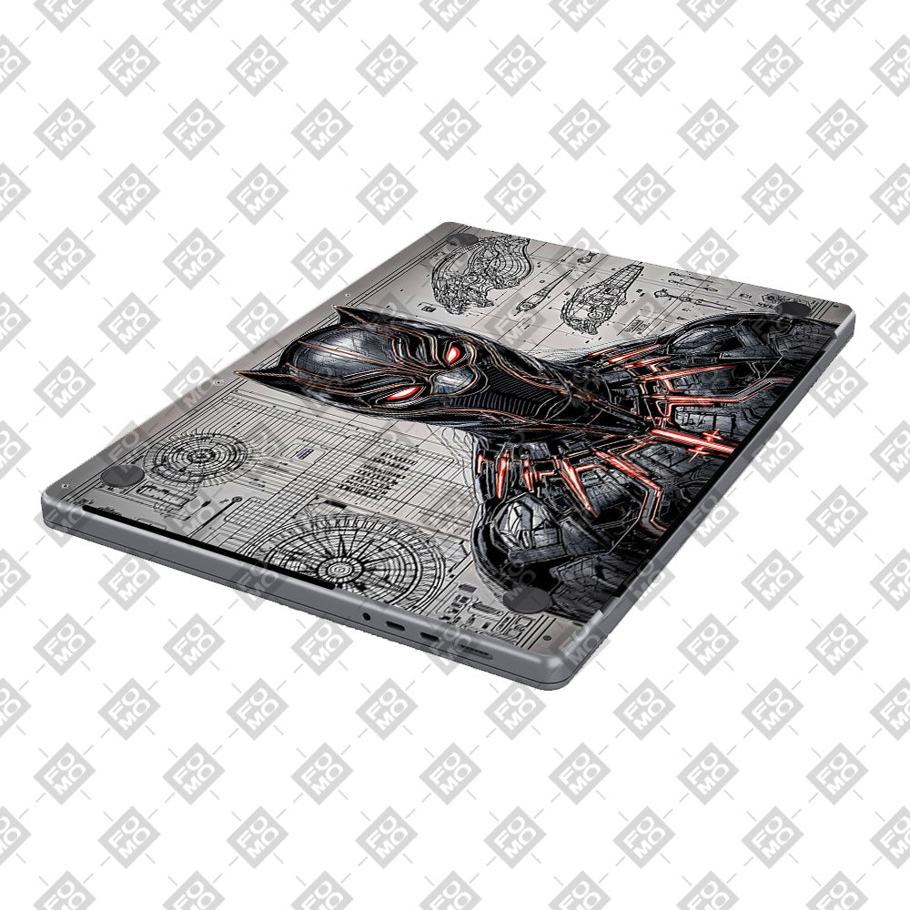 Black Panther Vibranium Tech MacBook Air 13 Intel 2020 3D Laptop Skin