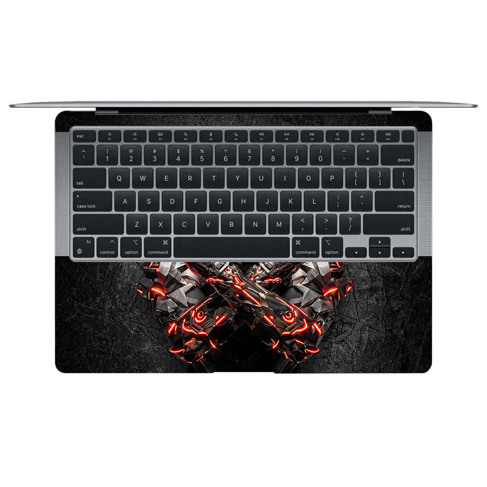 Black Panther Glowing Fury MacBook Air 13 M1 2020 Laptop Skin