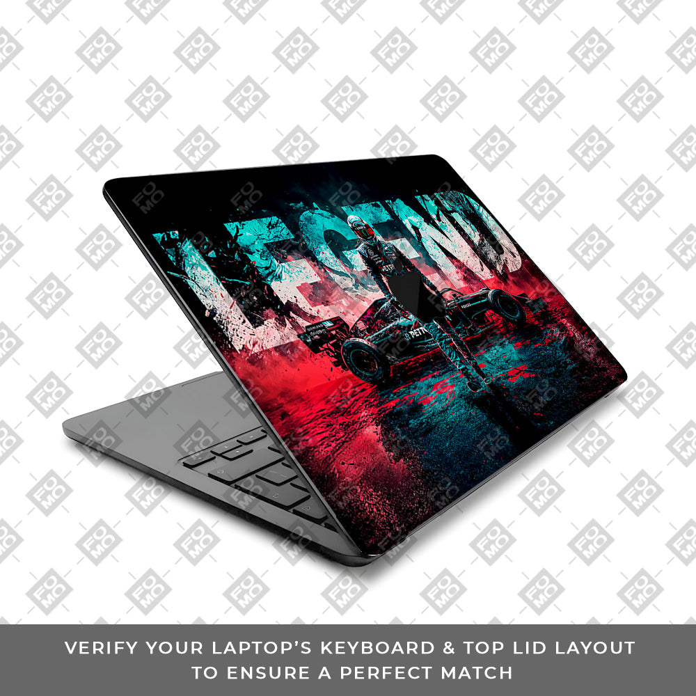 F1 Legend Racer MacBook Air 13 Intel 2020 Laptop Skin