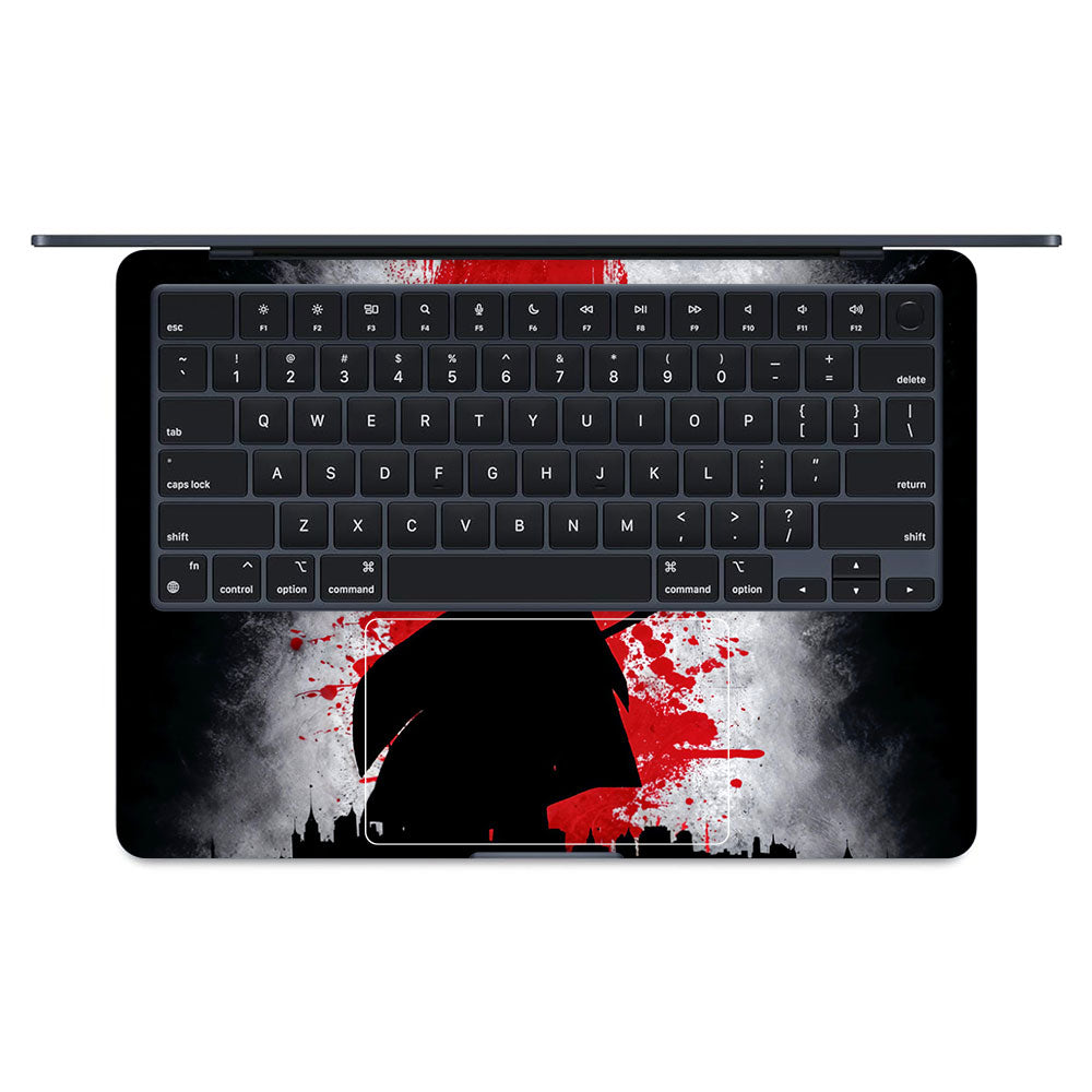 Loki Silhouette Red Strike MacBook Air 13 M3 2024 Laptop Skin