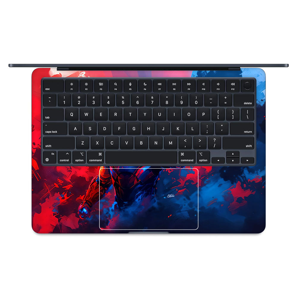 Iron Man Arc Reactor Power MacBook Air 13 M4 2025 Laptop Skin