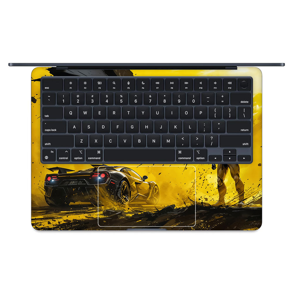 Dark Knight Velocity MacBook Air 13 M4 2025 Laptop Skin