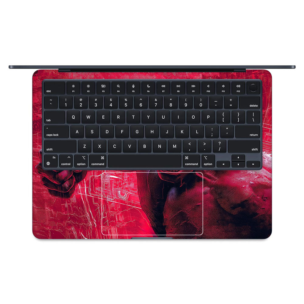 Gamma Rage Red Hulk MacBook Air 13 M3 2024 Laptop Skin