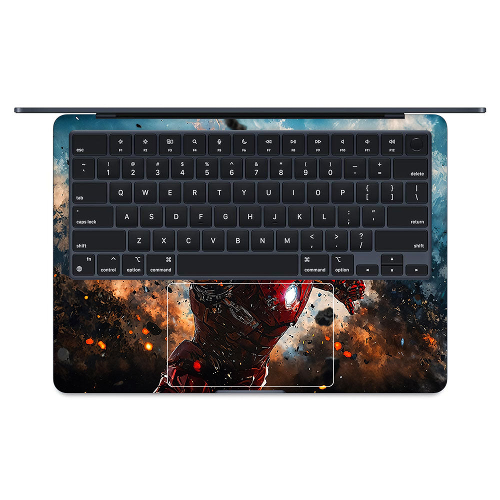 Iron Imapct The Arc Reactor MacBook Air 13 M2 2022 Laptop Skin