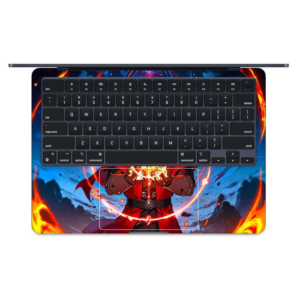 Edward Elric Fullmetal Alchemist MacBook Air 13 M4 2025 Laptop Skin