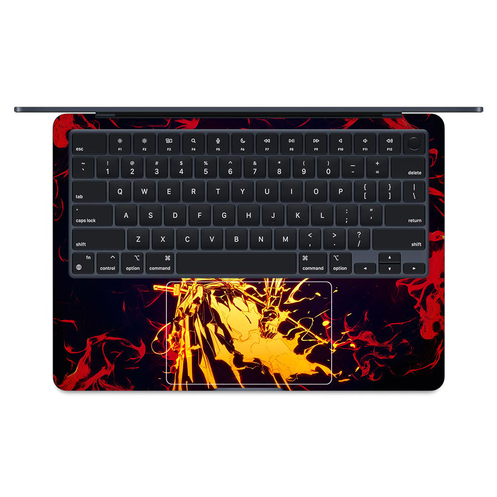 Bleach Ichigo Bankai Form MacBook Air 13 M2 2022 Laptop Skin