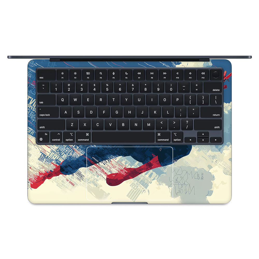 Spiderman Velocity MacBook Air 13 M3 2024 Laptop Skin