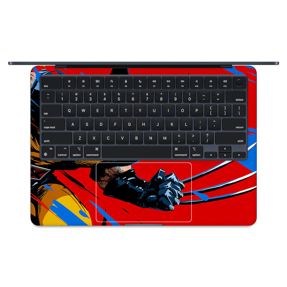 Adamantium Rage MacBook Air 13 M3 2024 Laptop Skin