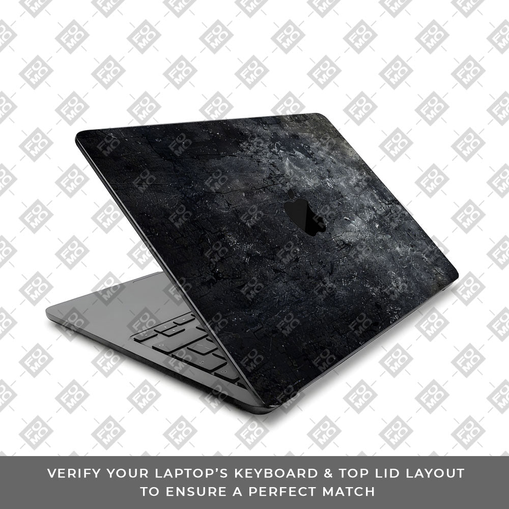 Dark Slate Armor MacBook Air 13 M5 2026 Laptop Skin