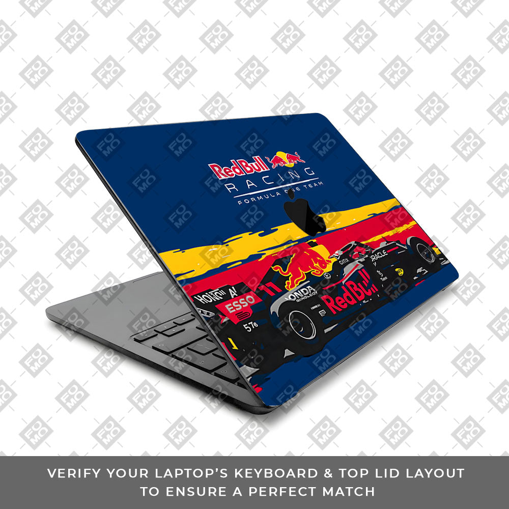 Red Bull Racing Formula One Team MacBook Air 13 M5 2026 Laptop Skin