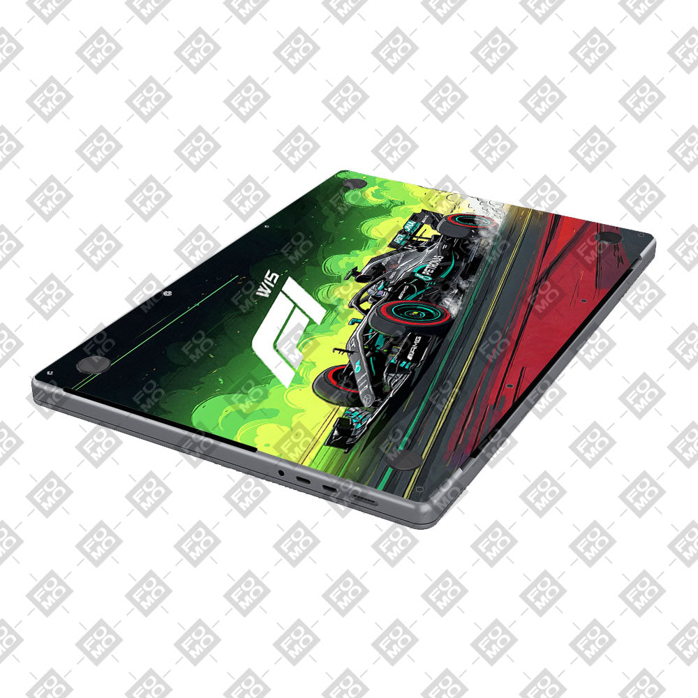 W15 F1 Red Bull x AMG Velocity MacBook Air 15 M5 2026 Laptop Skin