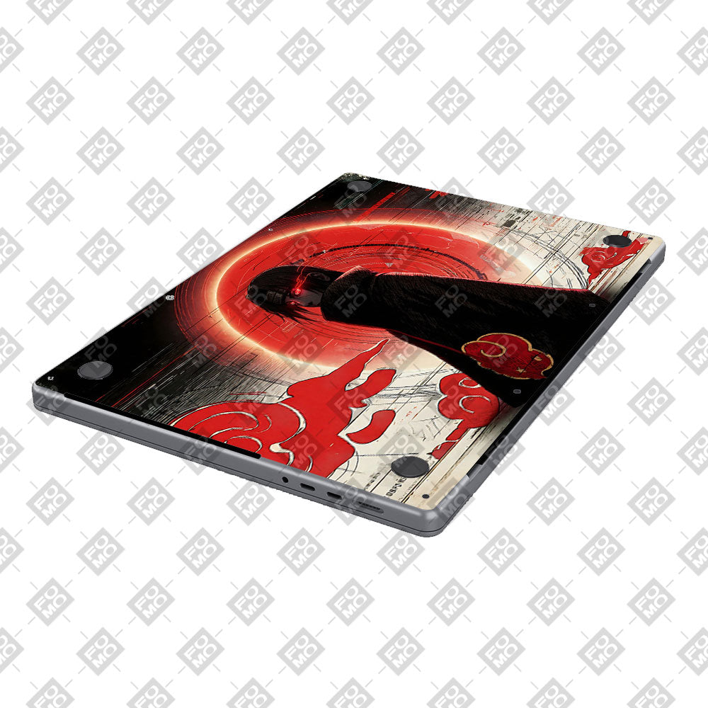 Itachi Uchiha Mark of the Akatsuki MacBook Air 15 M5 2026 Laptop Skin