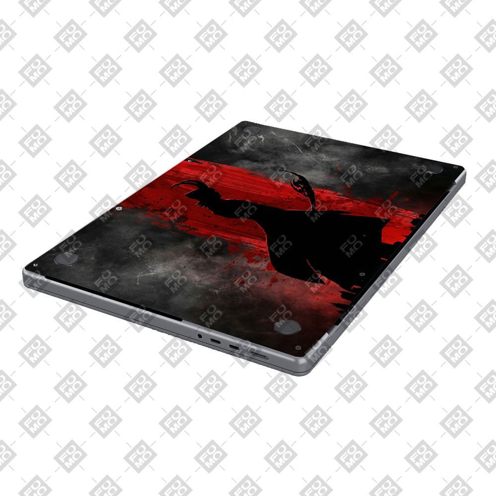 Loki Silhouette Red Strike MacBook Air 13 M5 2026 Laptop Skin