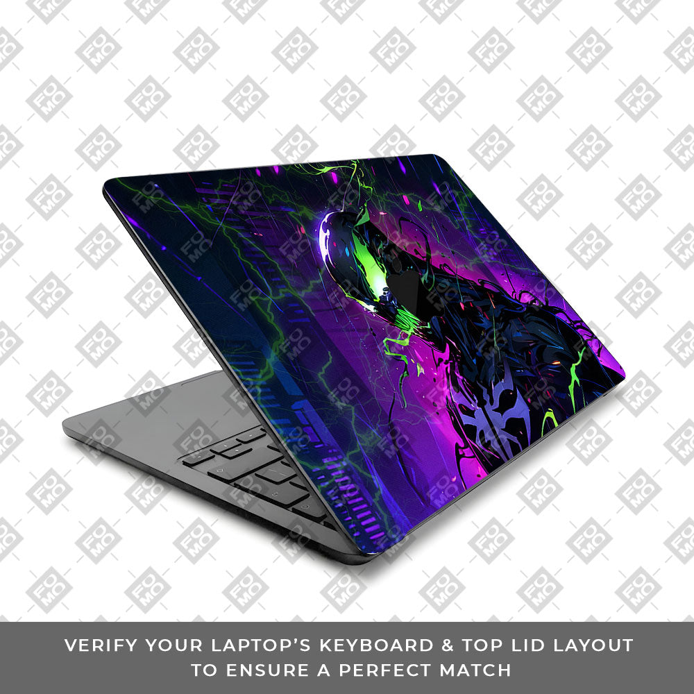 Venom Chaos Surge MacBook Air 15 M5 2026 Laptop Skin