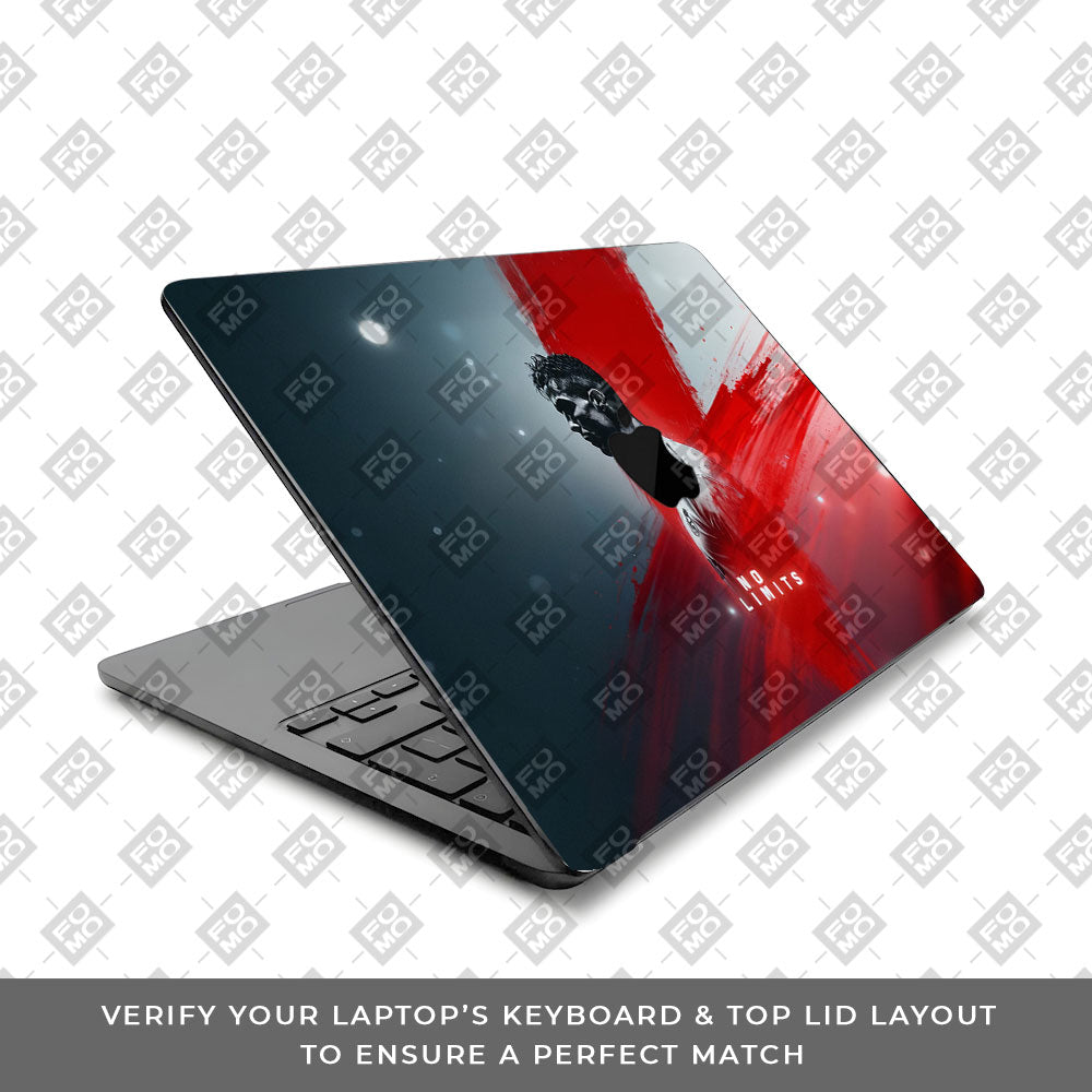 No Limits Ronaldo Spirit MacBook Air 15 M5 2026 Laptop Skin