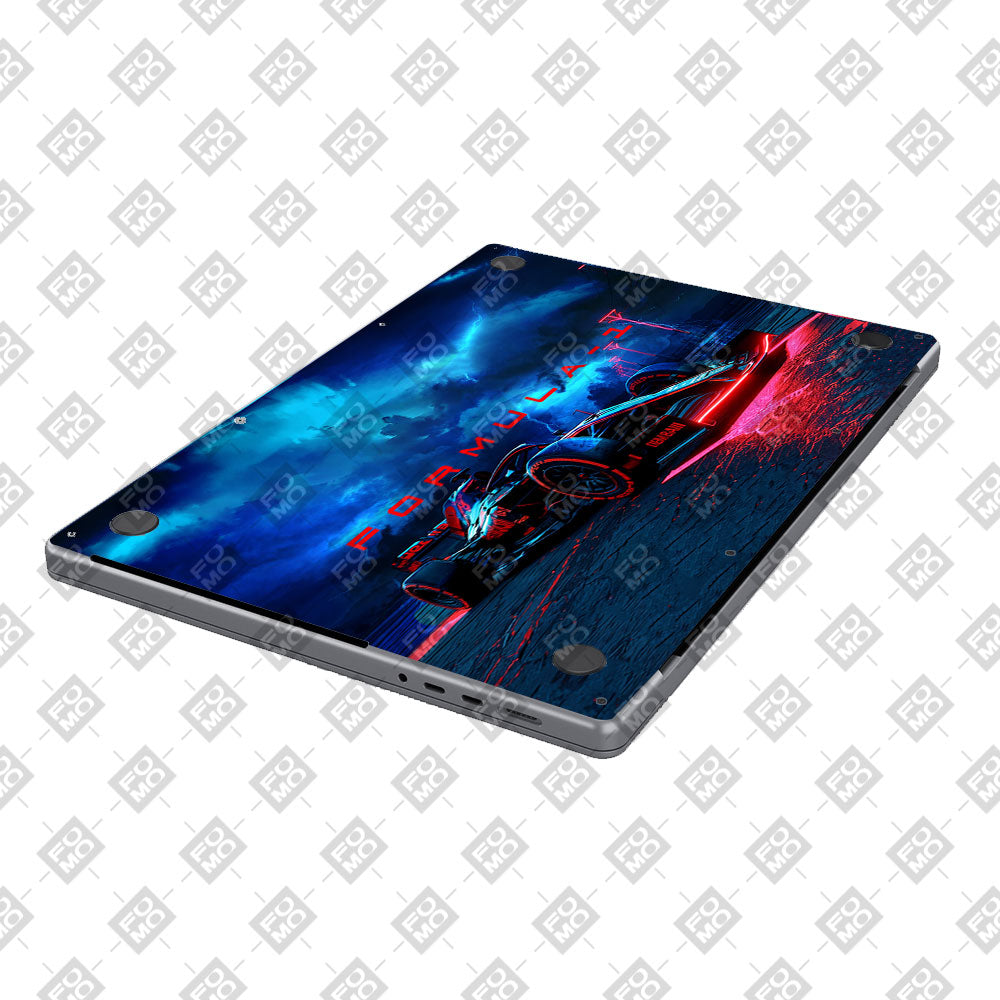 Fututristic Formula 1 MacBook Air 15 M5 2026 Laptop Skin