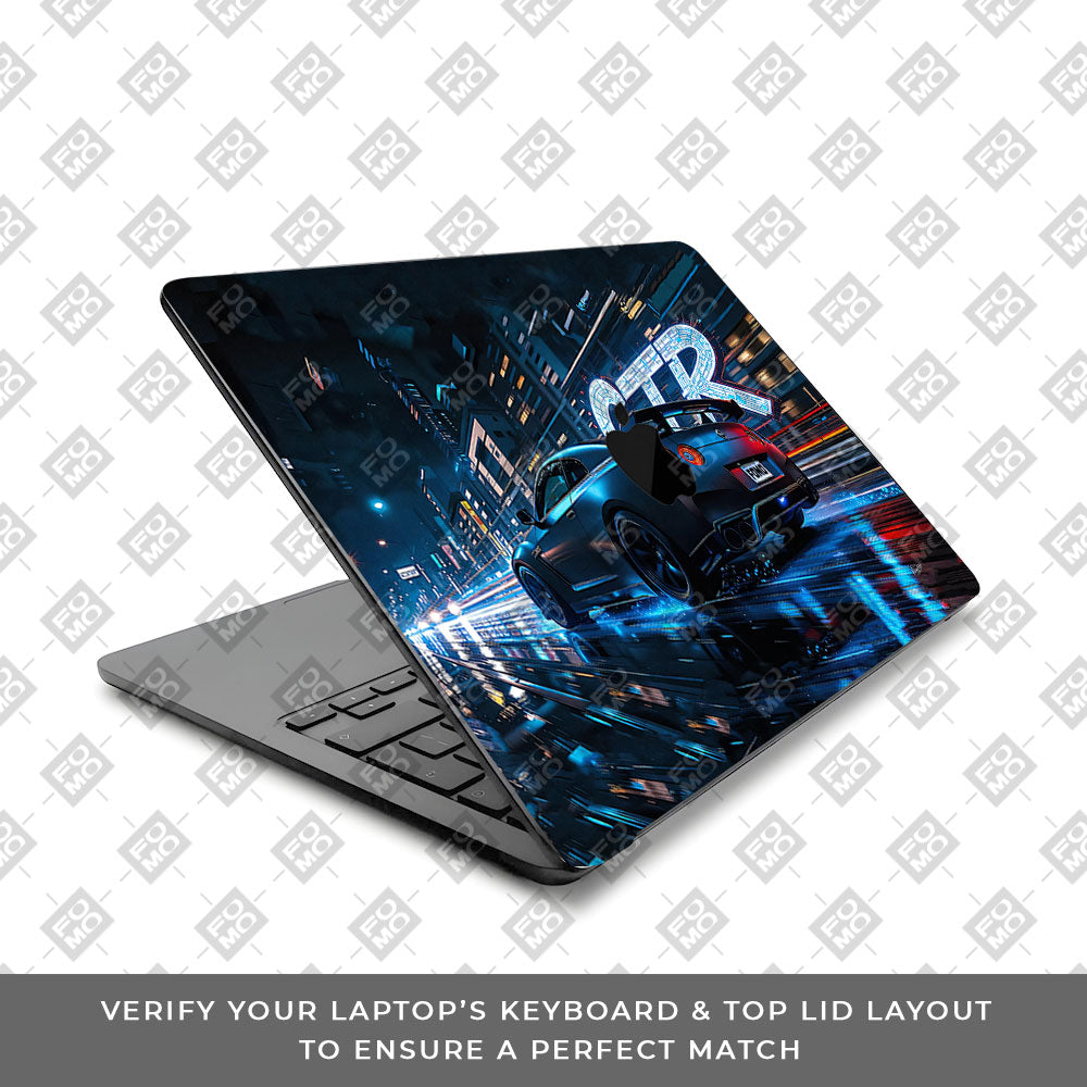 GTR Nights MacBook Air 15 M5 2026 Laptop Skin