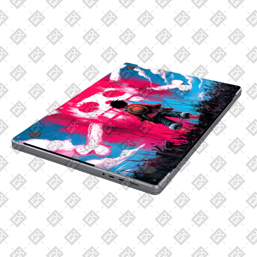 Straw Hat Graffiti One Piece MacBook Air 13 M5 2026 Laptop Skin