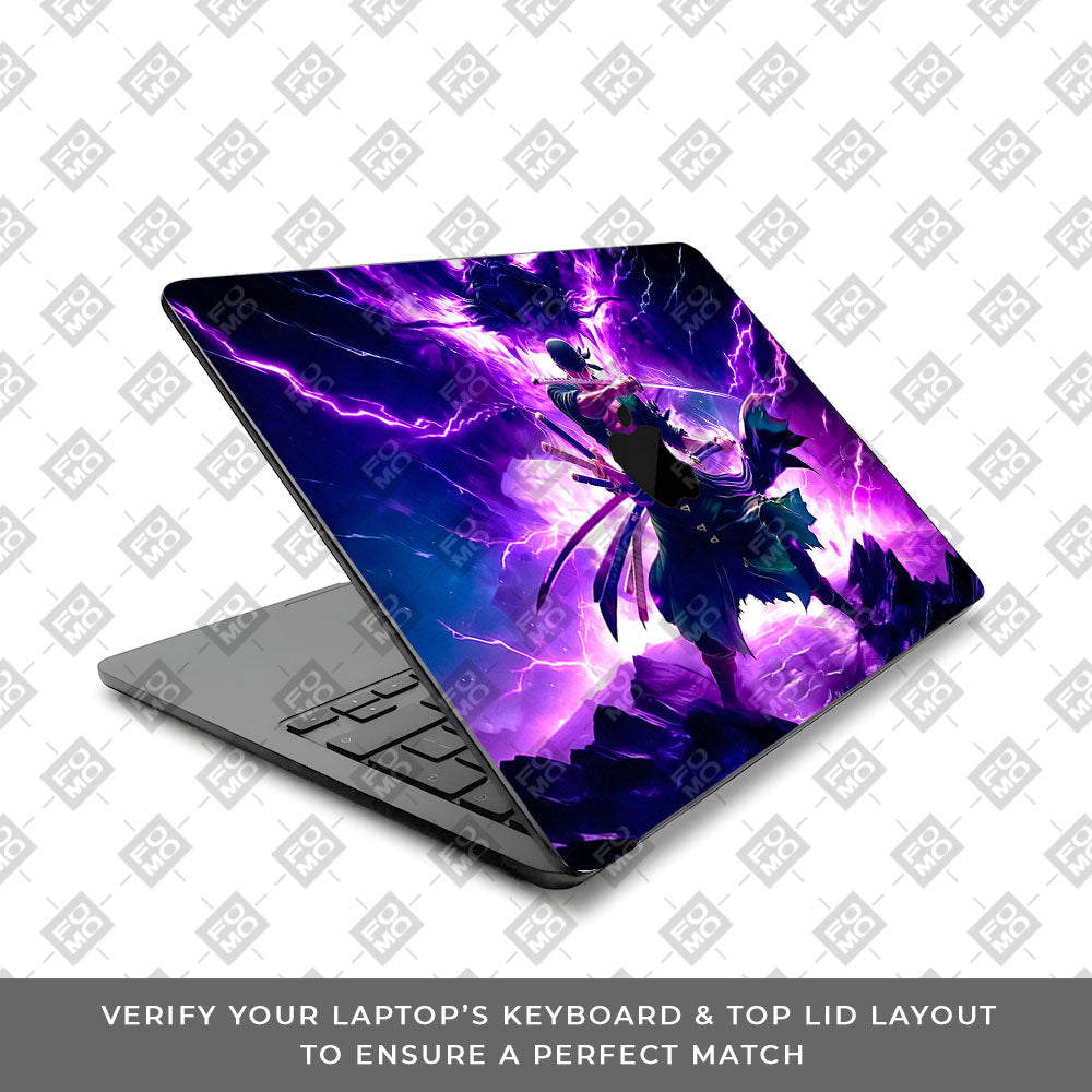 Roronoa Zoro Hell Mode MacBook Air 15 M5 2026 Laptop Skin